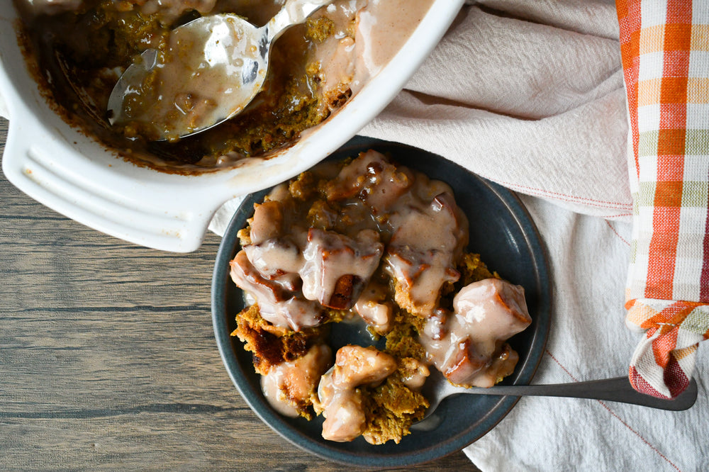 Gluten Free Pumpkin Bread Pudding