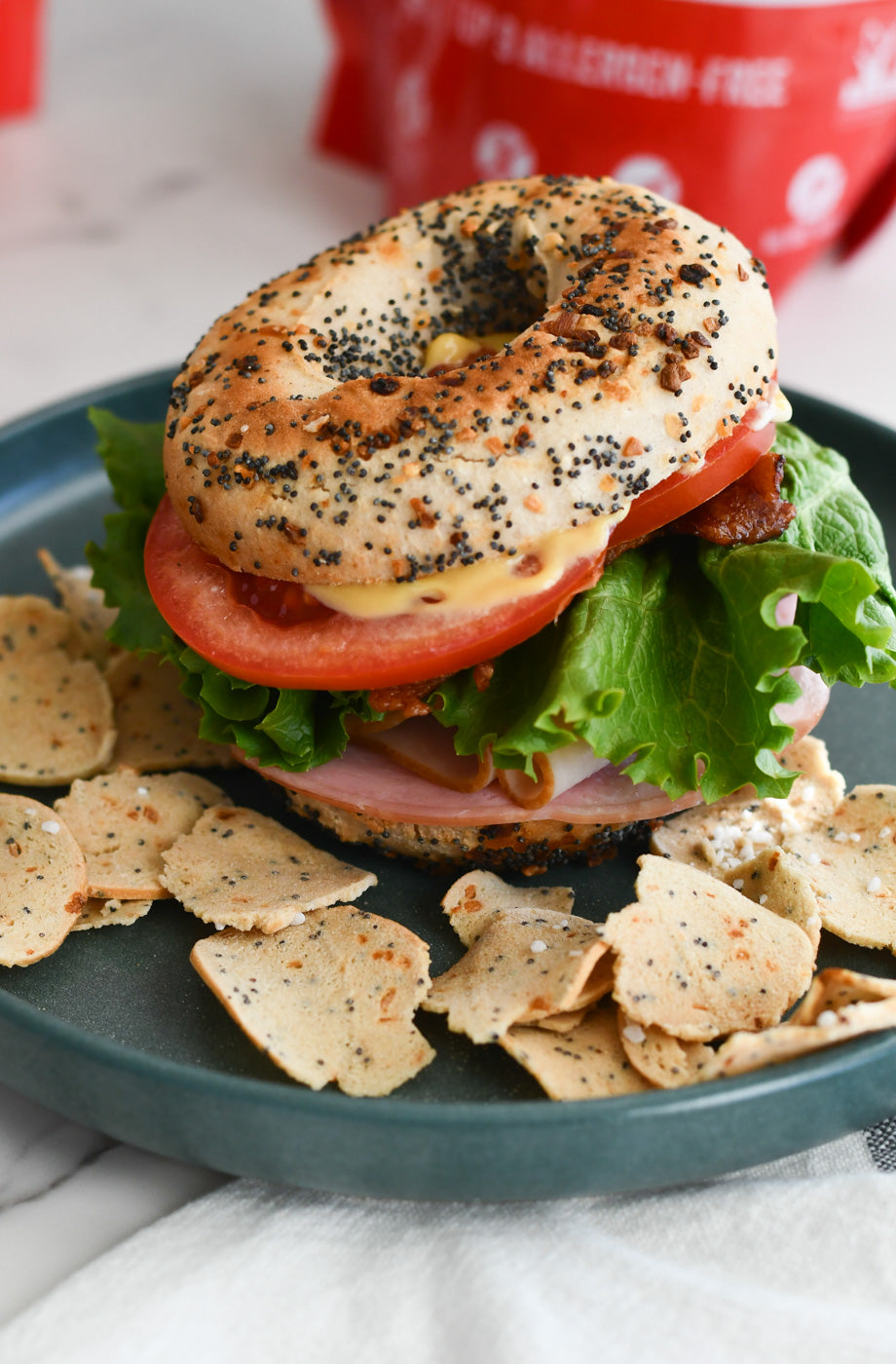 The Ultimate Gluten-Free Club Sandwich – Made with The Greater Knead Bagels!