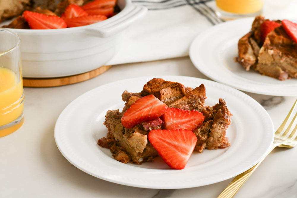 The Best Strawberry French Toast Casserole (Gluten-Free & Dairy-Free!)